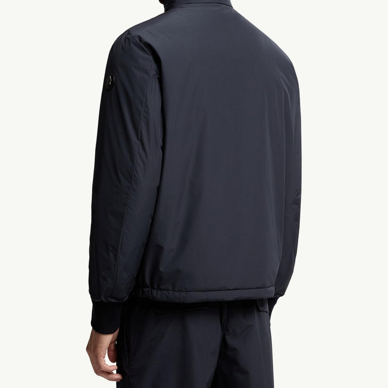 Lanques Leather-Trimmed Short Down Jacket