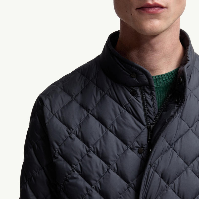 Oise Diamond-Quilted Short Down Jacket