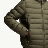 Galion Hooded Short Down Jacket