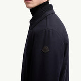 Emilion Wool Blend Hooded Short Down Jacket