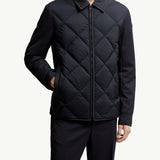 Aiguille Diamond-Quilted Down Shirt Jacket