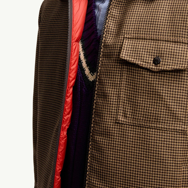 Escaut Wool Down Shirt Jacket