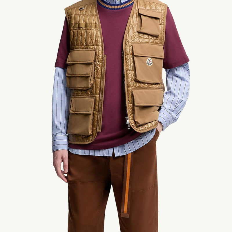 Ytise Vertical-Quilted Padded Gilet