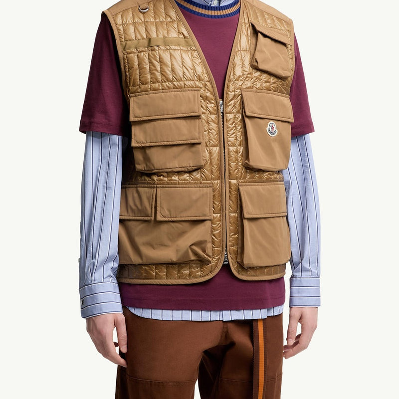 Ytise Vertical-Quilted Padded Gilet