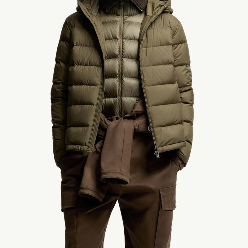 Laveraet Hooded Short Down Jacket