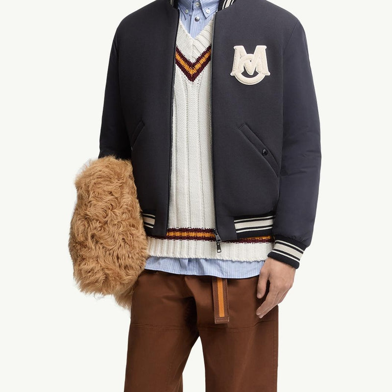 Vennes Reversible Down Bomber Jacket