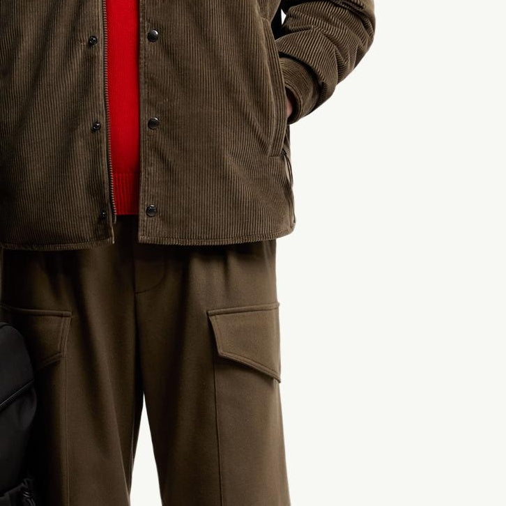 Ambroisie Corduroy Down Shirt Jacket