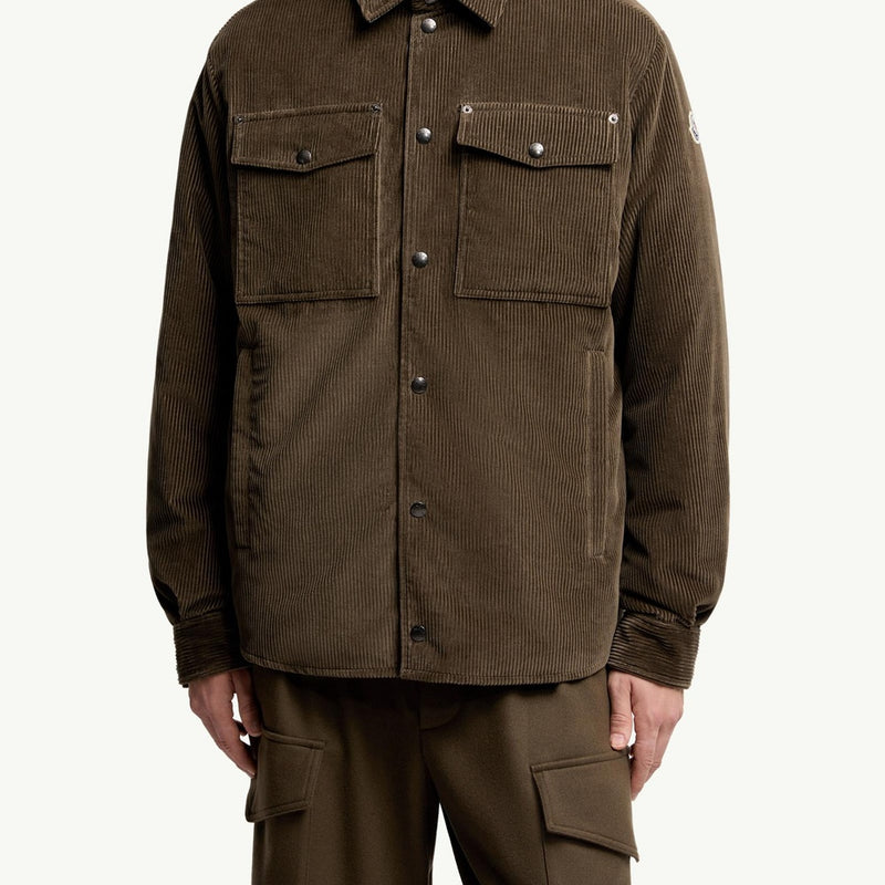 Ambroisie Corduroy Down Shirt Jacket