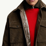 Ambroisie Corduroy Down Shirt Jacket