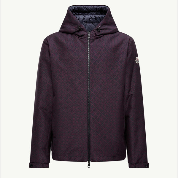 Monogram Guery Reversible Hooded Short Down Jacket