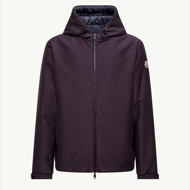 Monogram Guery Reversible Hooded Short Down Jacket