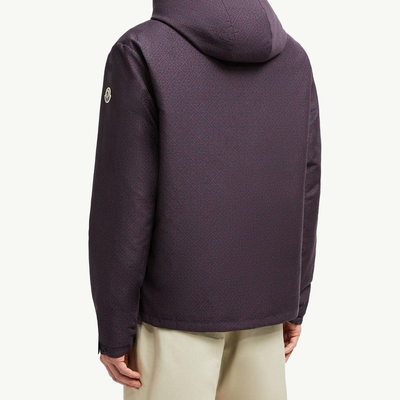Monogram Guery Reversible Hooded Short Down Jacket