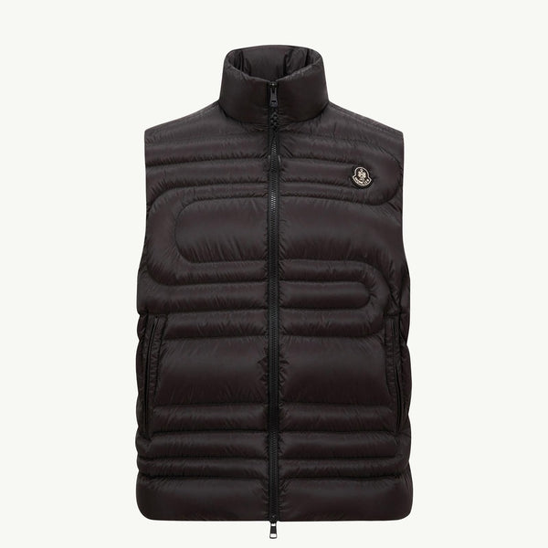 Emeishan Snake-Quilted Down Gilet