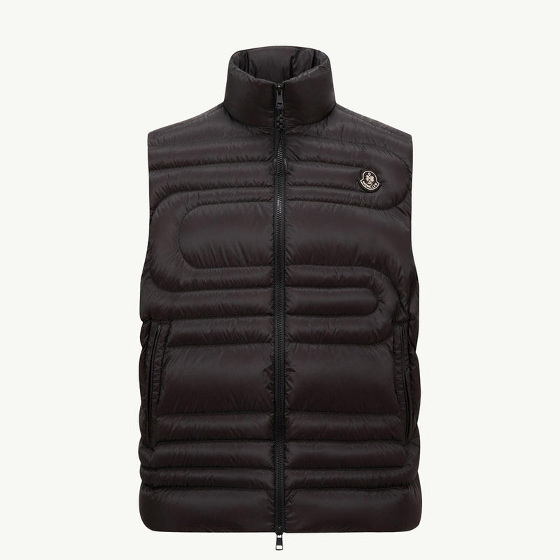 Emeishan Snake-Quilted Down Gilet