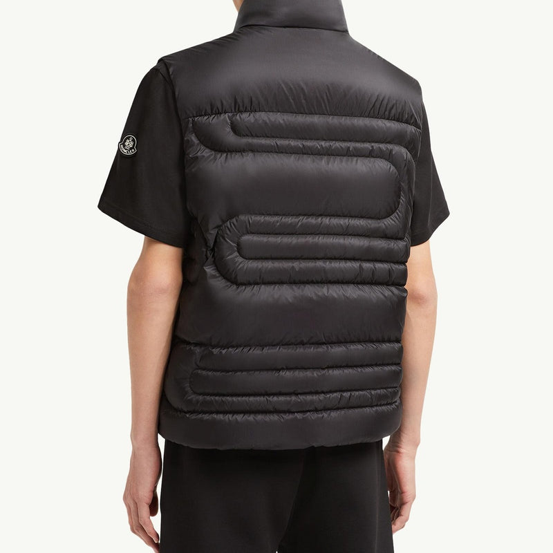 Emeishan Snake-Quilted Down Gilet