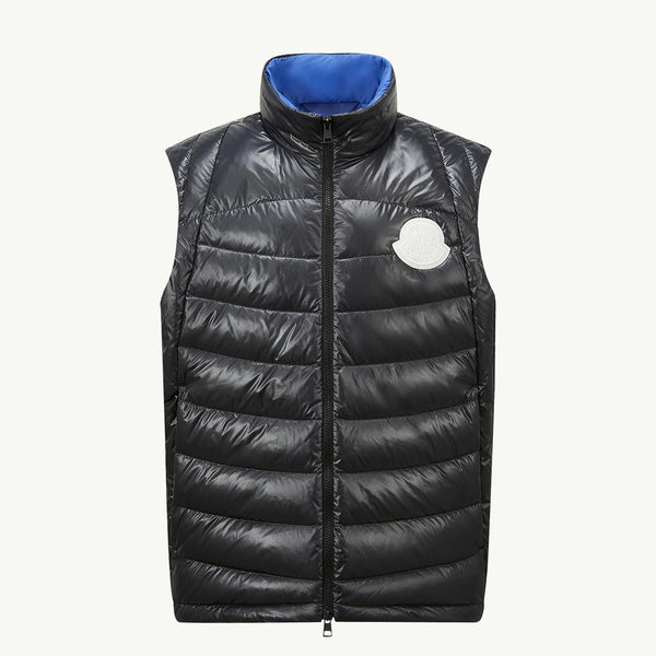 Menelao Hooded Curvy-Quilted Down Gilet