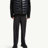Menelao Hooded Curvy-Quilted Down Gilet