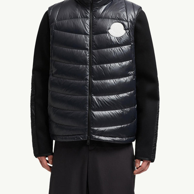 Menelao Hooded Curvy-Quilted Down Gilet