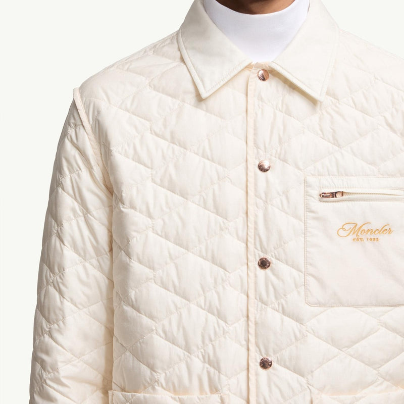 Kastos Diamond-Quilted Down Shirt Jacket
