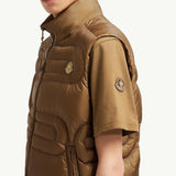 Emeishan Snake-Quilted Down Gilet