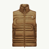Emeishan Snake-Quilted Down Gilet
