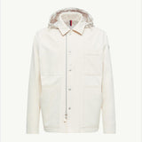 Guerledan Hooded Cotton Shirt Jacket