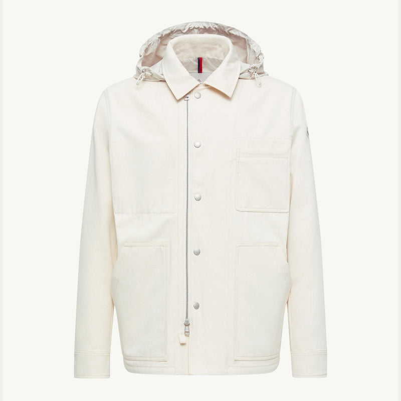 Guerledan Hooded Cotton Shirt Jacket