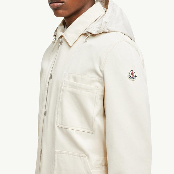 Guerledan Hooded Cotton Shirt Jacket