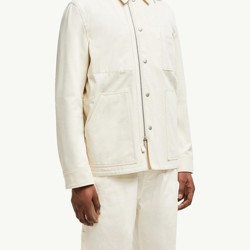 Guerledan Hooded Cotton Shirt Jacket