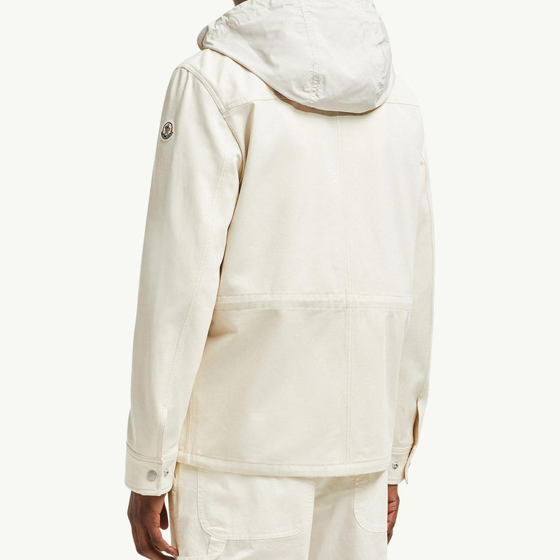 Guerledan Hooded Cotton Shirt Jacket