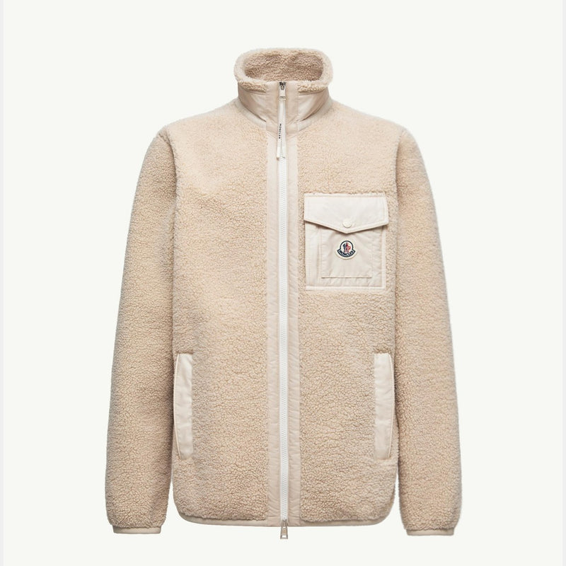 Teddy Zip-Up Sweatshirt with Pocket