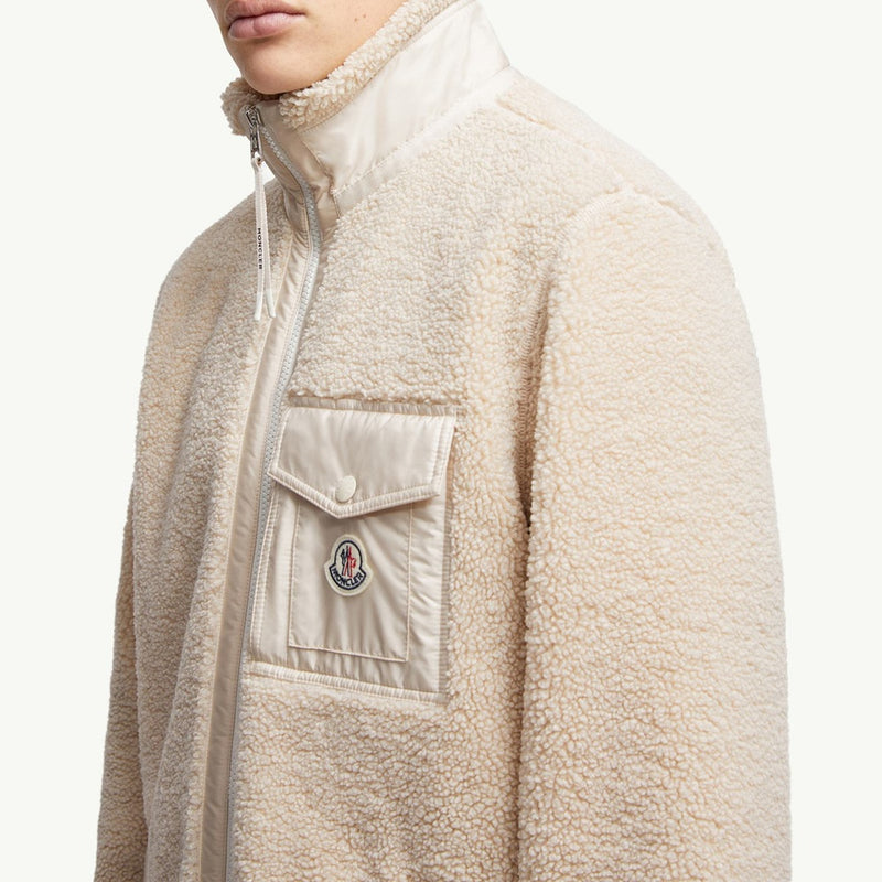 Teddy Zip-Up Sweatshirt with Pocket