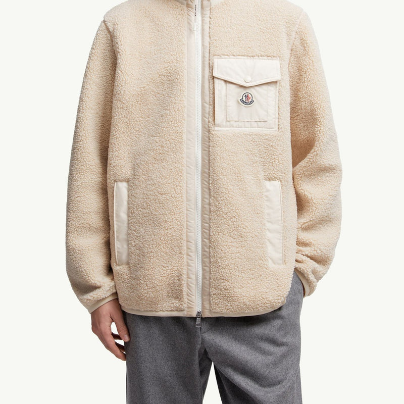 Teddy Zip-Up Sweatshirt with Pocket