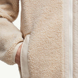 Teddy Zip-Up Sweatshirt with Pocket