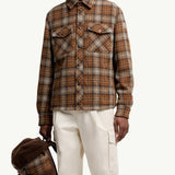 Checked Wool Shirt Jacket