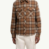 Checked Wool Shirt Jacket