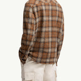 Checked Wool Shirt Jacket