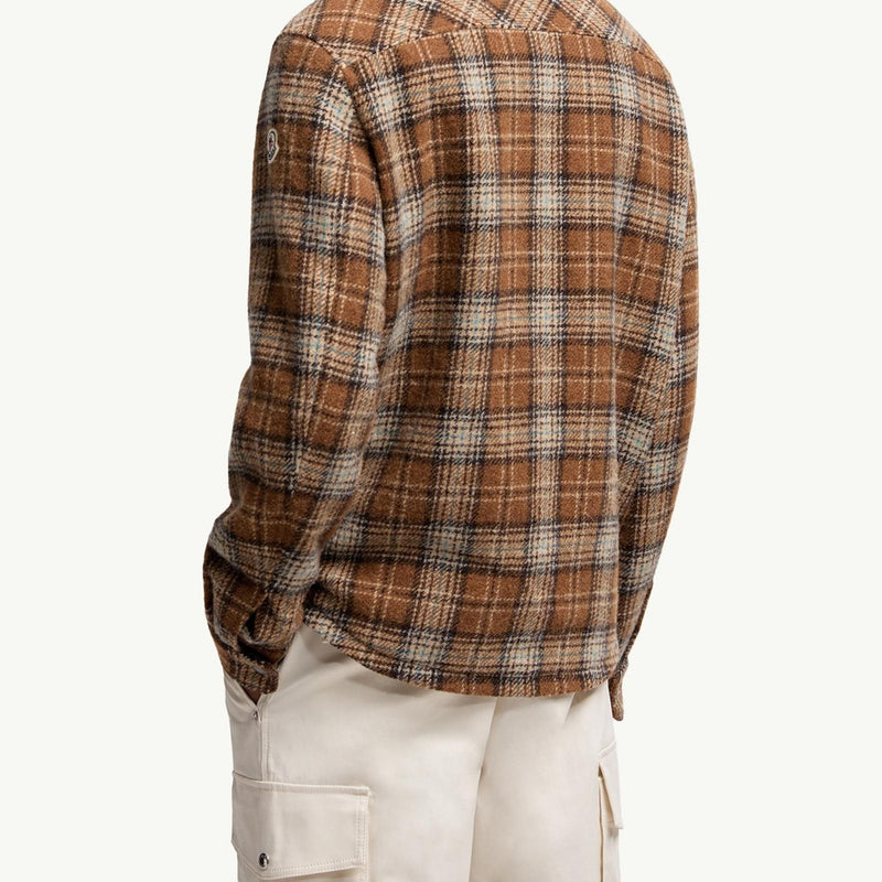 Checked Wool Shirt Jacket