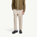 Padded Seersucker Zip-Up Shirt