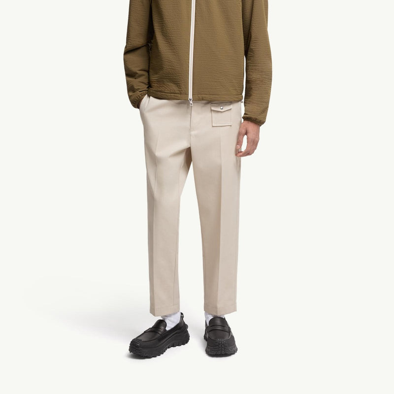 Padded Seersucker Zip-Up Shirt