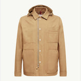 Guerledan Hooded Cotton Shirt Jacket