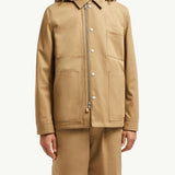 Guerledan Hooded Cotton Shirt Jacket