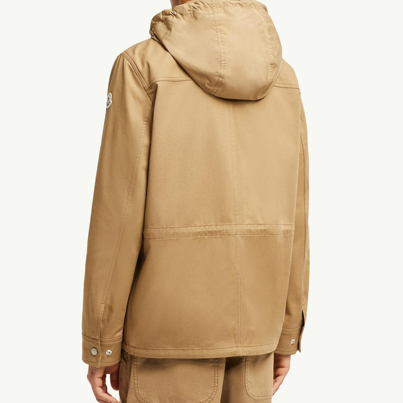 Guerledan Hooded Cotton Shirt Jacket