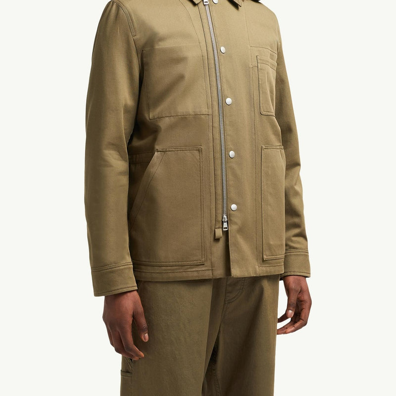 Guerledan Hooded Cotton Shirt Jacket