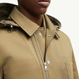 Guerledan Hooded Cotton Shirt Jacket