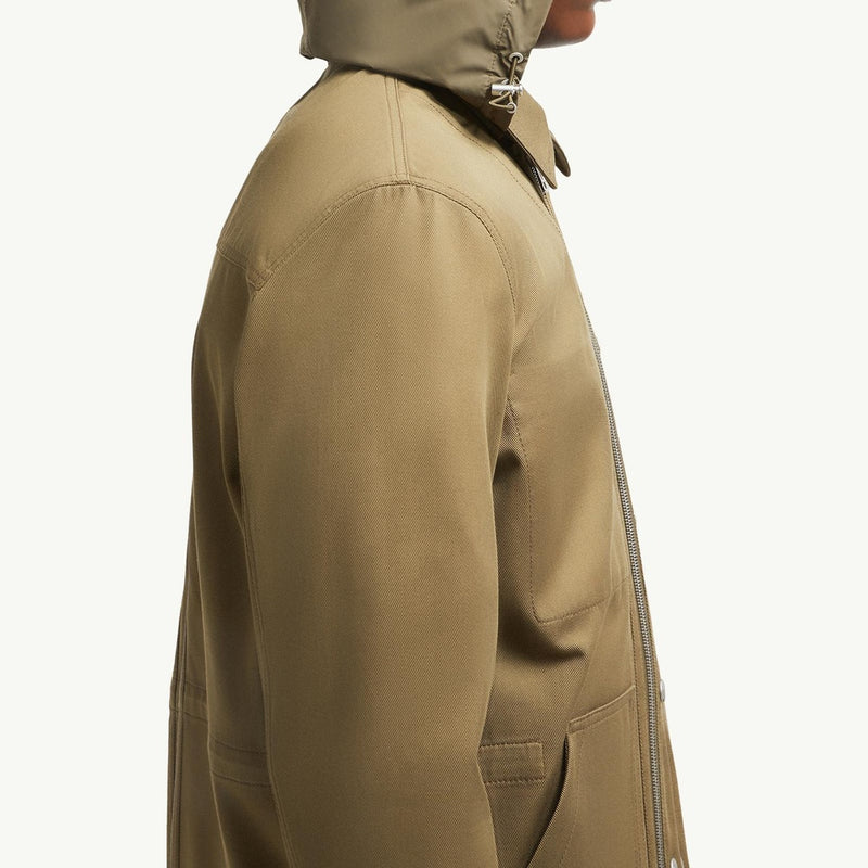 Guerledan Hooded Cotton Shirt Jacket