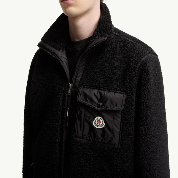 Teddy Zip-Up Sweatshirt with Pocket