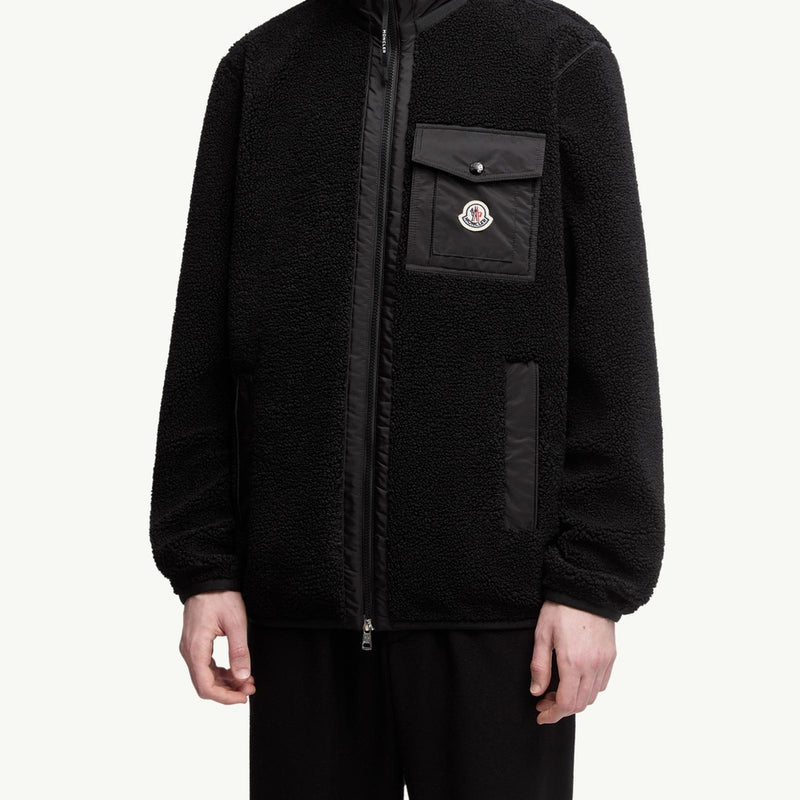 Teddy Zip-Up Sweatshirt with Pocket