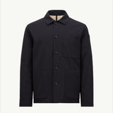 Plumel Wool Gabardine Down Shirt Jacket