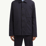 Plumel Wool Gabardine Down Shirt Jacket